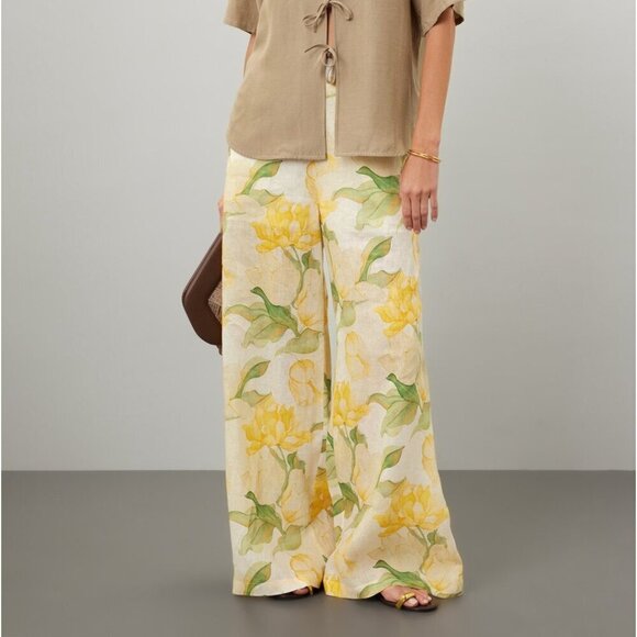 Christy Lynn Marta Floral Wide Leg Pants - Picture 2 of 8